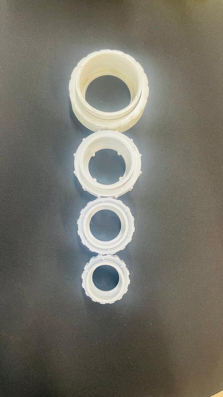 Threaded plumbing fittings available from The Hot Tub Specialists in Edmonton