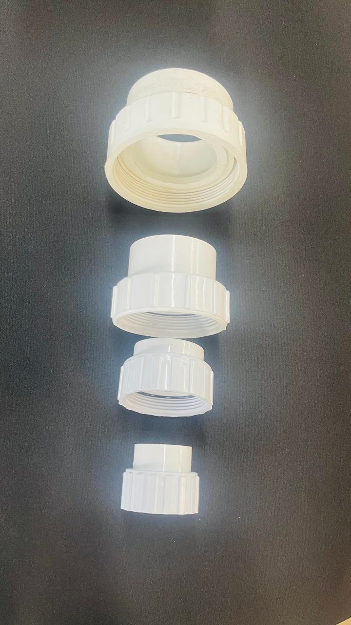 Threaded adapters and reducers available from The Hot Tub Specialists in Edmonton